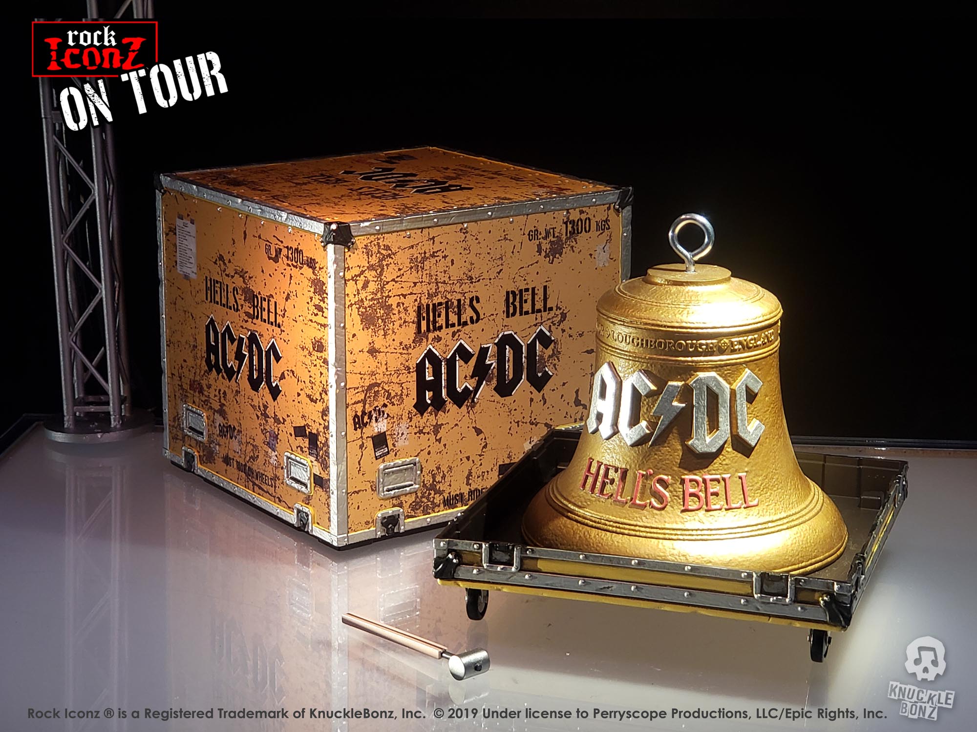 AC/DC “Hell’s Bell" Rock Iconz On Tour Collectible "It's like you were there in 1980"